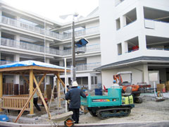 新第一住宅の風景（建設当時）