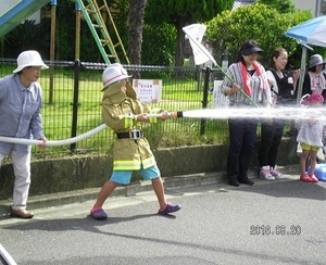 東五百住さつき自主防災会写真①（放水訓練）.jpg